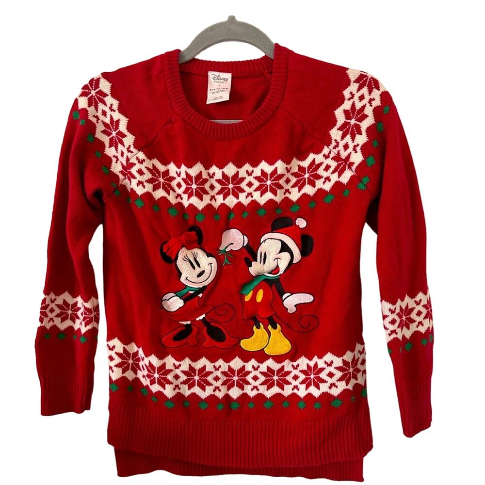Disney Store Mickey and Minnie Christmas Sweater from Tokyo Disney